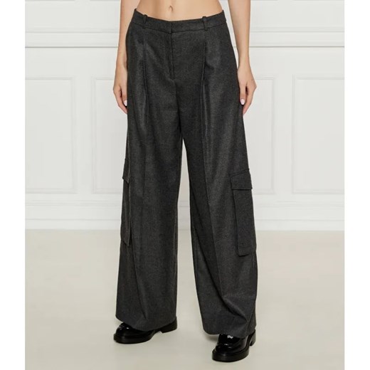 HUGO Spodnie Herota | flare fit ze sklepu Gomez Fashion Store w kategorii Spodnie damskie - zdjęcie 184507698
