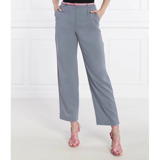Samsøe Samsøe Spodnie Saluz | Loose fit | z dodatkiem wełny M wyprzedaż Gomez Fashion Store
