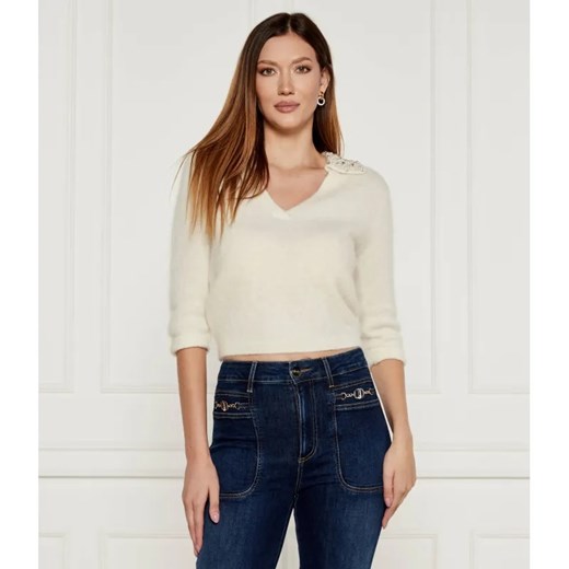 Liu Jo Wełniany sweter | Regular Fit ze sklepu Gomez Fashion Store w kategorii Swetry damskie - zdjęcie 184507888