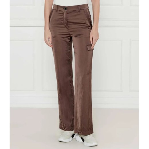 Marc Cain Spodnie WIGAN | Loose fit | high waist ze sklepu Gomez Fashion Store w kategorii Spodnie damskie - zdjęcie 184507898