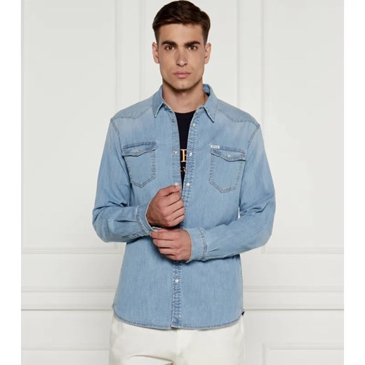 GUESS Jeansowa koszula | Slim Fit ze sklepu Gomez Fashion Store w kategorii Koszule męskie - zdjęcie 184507938