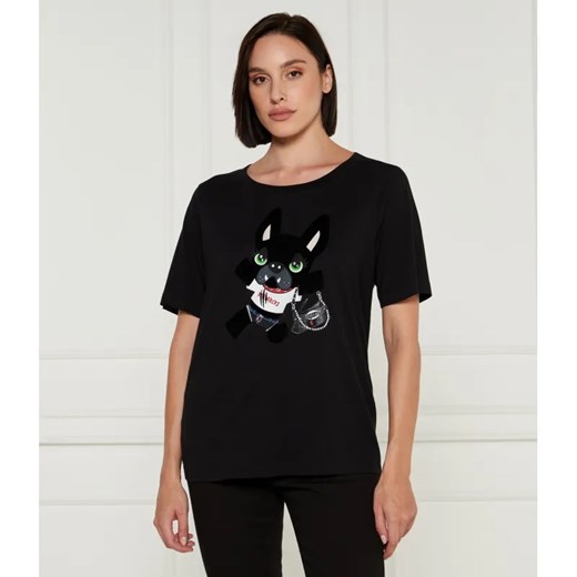 Dsquared2 T-shirt | Regular Fit ze sklepu Gomez Fashion Store w kategorii Bluzki damskie - zdjęcie 184507965