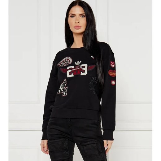 Aeronautica Militare Bluza | Regular Fit ze sklepu Gomez Fashion Store w kategorii Bluzy damskie - zdjęcie 184507979