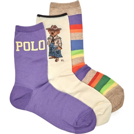 POLO RALPH LAUREN Skarpety 3-pack ze sklepu Gomez Fashion Store w kategorii Skarpetki damskie - zdjęcie 184508037