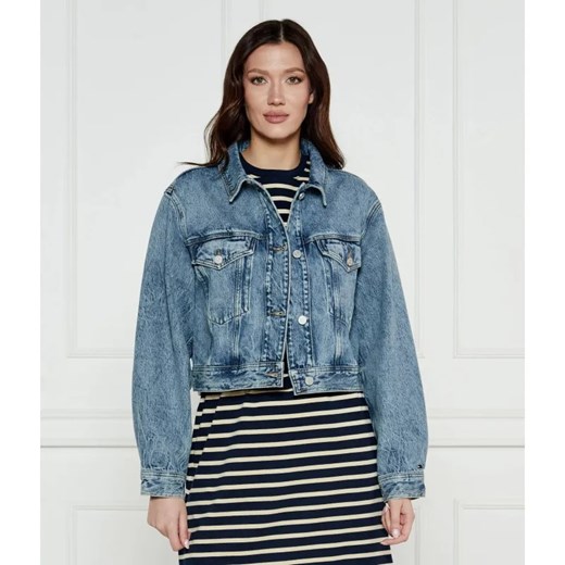 Tommy Hilfiger Kurtka jeansowa | Cropped Fit Tommy Hilfiger 42 okazja Gomez Fashion Store