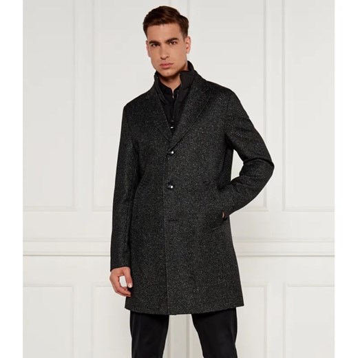 BOSS BLACK Płaszcz 2w1 Hyde | z dodatkiem wełny ze sklepu Gomez Fashion Store w kategorii Płaszcze męskie - zdjęcie 184508216