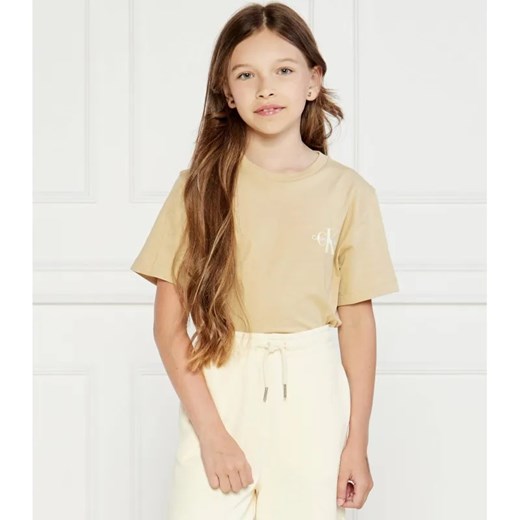 Calvin Klein Jeans T-shirt | Regular Fit ze sklepu Gomez Fashion Store w kategorii T-shirty chłopięce - zdjęcie 184508237
