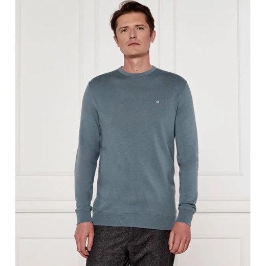 Calvin Klein Sweter | Regular Fit | z dodatkiem jedwabiu ze sklepu Gomez Fashion Store w kategorii Swetry męskie - zdjęcie 184508256