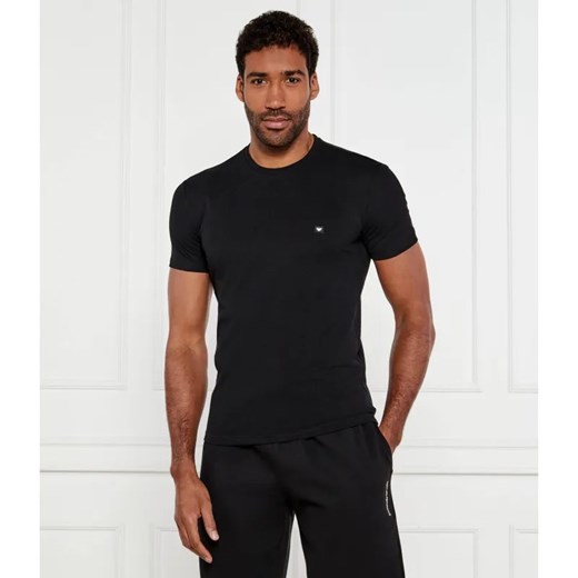 Emporio Armani T-shirt | Slim Fit | stretch pique ze sklepu Gomez Fashion Store w kategorii T-shirty męskie - zdjęcie 184508278