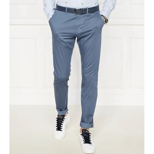 Tommy Hilfiger Spodnie chino | Slim Fit | stretch ze sklepu Gomez Fashion Store w kategorii Spodnie męskie - zdjęcie 184508287