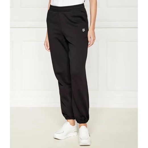 Karl Lagerfeld Spodnie dresowe ikonik 2.0 | Regular Fit ze sklepu Gomez Fashion Store w kategorii Spodnie damskie - zdjęcie 184508325