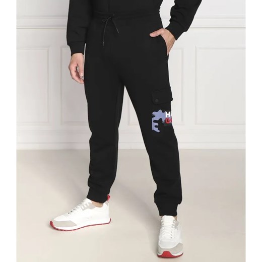 HUGO Spodnie dresowe Dobcat | Regular Fit ze sklepu Gomez Fashion Store w kategorii Spodnie męskie - zdjęcie 184508328