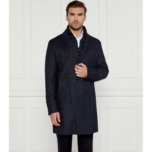 BOSS BLACK Płaszcz 2w1 Hyde | z dodatkiem wełny ze sklepu Gomez Fashion Store w kategorii Płaszcze męskie - zdjęcie 184508336