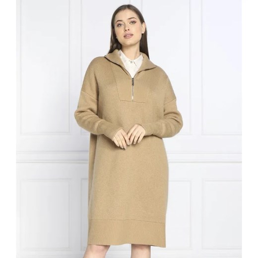 BOSS BLACK Wełniana sukienka Finina ze sklepu Gomez Fashion Store w kategorii Sukienki - zdjęcie 184508345