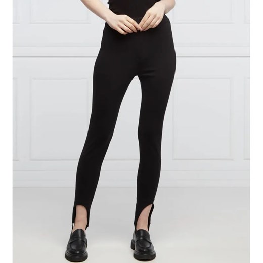 HUGO Spodnie Hereda | Slim Fit ze sklepu Gomez Fashion Store w kategorii Spodnie damskie - zdjęcie 184508516