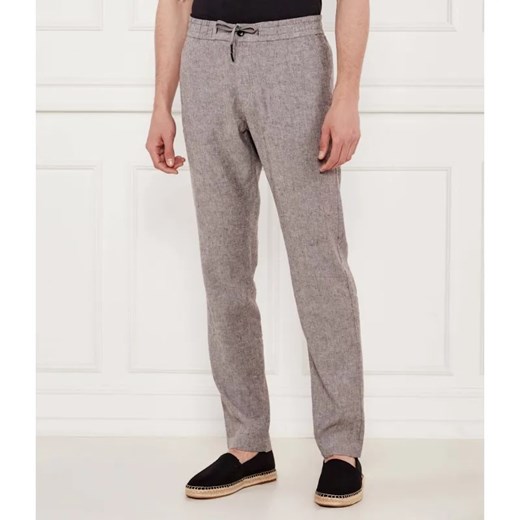 BOSS ORANGE Lniane spodnie Sanderson-L | Regular Fit ze sklepu Gomez Fashion Store w kategorii Spodnie męskie - zdjęcie 184508626