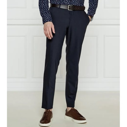BOSS BLACK Spodnie P-Genius-CW-WG-251 | Slim Fit | z dodatkiem wełny ze sklepu Gomez Fashion Store w kategorii Spodnie męskie - zdjęcie 184509089
