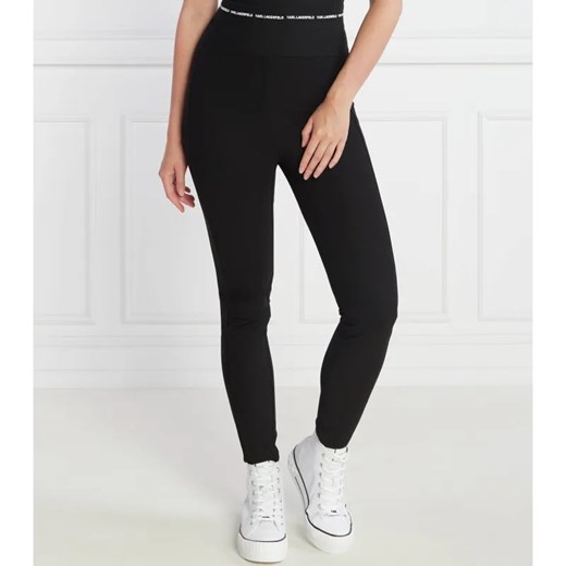Karl Lagerfeld Legginsy jersey punto | Extra slim fit ze sklepu Gomez Fashion Store w kategorii Spodnie damskie - zdjęcie 184509186