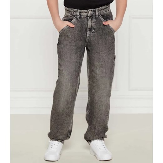 HUGO KIDS Jeansy | Loose fit ze sklepu Gomez Fashion Store w kategorii Spodnie chłopięce - zdjęcie 184509216