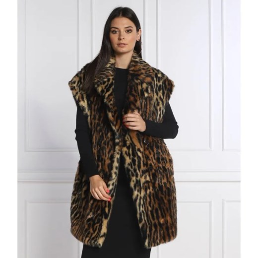 TWINSET Futrzany Bezrękawnik GILET | Regular Fit ze sklepu Gomez Fashion Store w kategorii Kamizelki damskie - zdjęcie 184509226