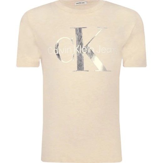 Calvin Klein Jeans T-shirt | Regular Fit ze sklepu Gomez Fashion Store w kategorii Bluzki dziewczęce - zdjęcie 184509246