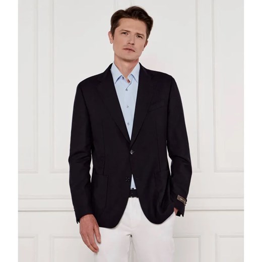 Windsor Wełniana marynarka Travel | Slim Fit ze sklepu Gomez Fashion Store w kategorii Marynarki męskie - zdjęcie 184509275