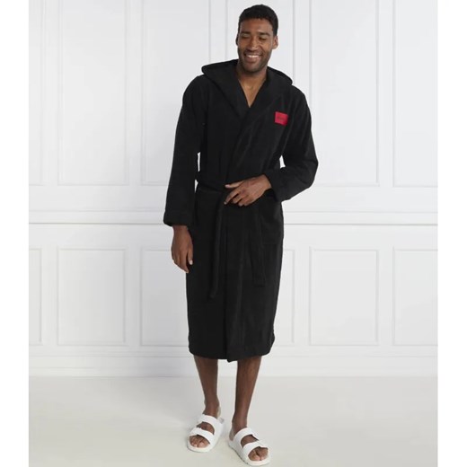 Hugo Bodywear Szlafrok Terry Gown Hooded | Regular Fit ze sklepu Gomez Fashion Store w kategorii Szlafroki męskie - zdjęcie 184509279