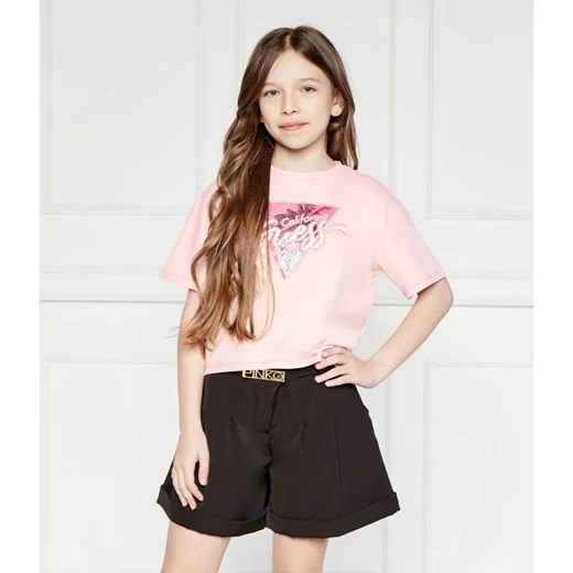 Guess T-shirt | Regular Fit ze sklepu Gomez Fashion Store w kategorii Bluzki dziewczęce - zdjęcie 184509308