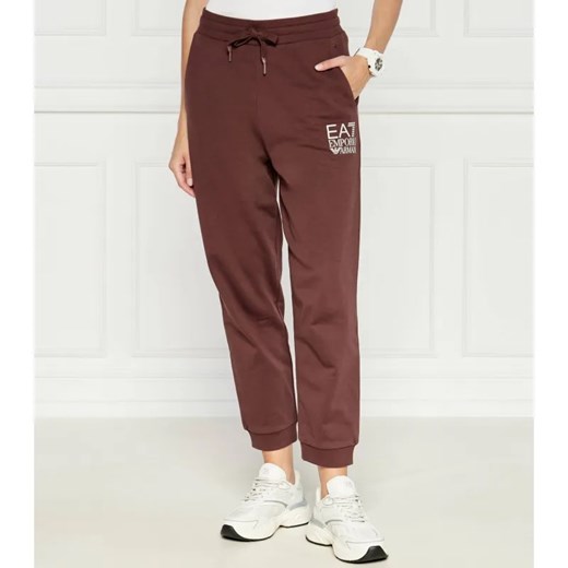 EA7 Spodnie dresowe | Regular Fit ze sklepu Gomez Fashion Store w kategorii Spodnie damskie - zdjęcie 184509337