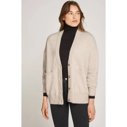 Calvin Klein Jeans Kardigan | Loose fit | z dodatkiem wełny ze sklepu Gomez Fashion Store w kategorii Swetry damskie - zdjęcie 184509339