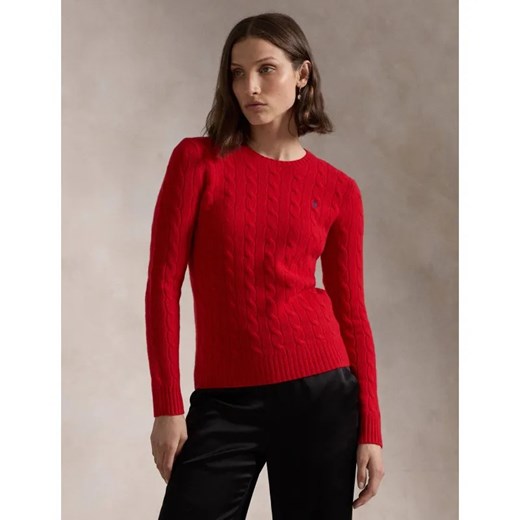 POLO RALPH LAUREN Wełniany sweter JULIANNA | Slim Fit | z dodatkiem kaszmiru ze sklepu Gomez Fashion Store w kategorii Swetry damskie - zdjęcie 184509479