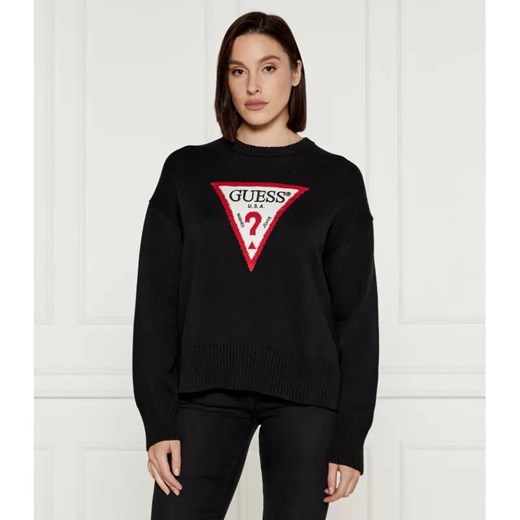 Guess Jeans Sweter | Regular Fit ze sklepu Gomez Fashion Store w kategorii Swetry damskie - zdjęcie 184509487