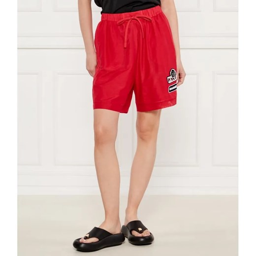 Pinko Szorty LEWIS | Relaxed fit | z dodatkiem jedwabiu ze sklepu Gomez Fashion Store w kategorii Szorty - zdjęcie 184509529