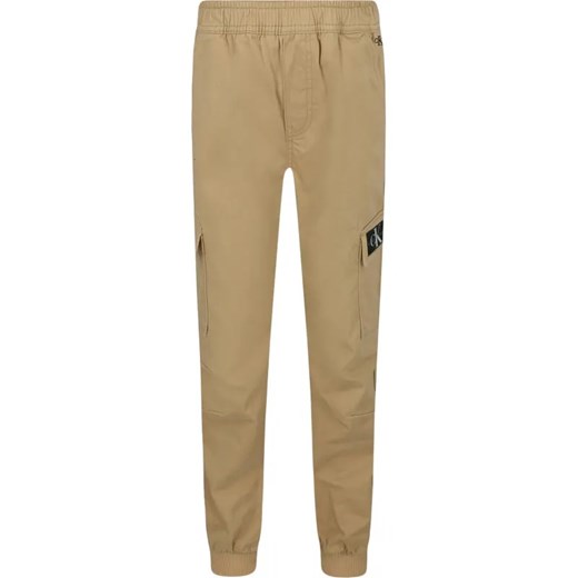 Calvin Klein Jeans Spodnie cargo | Regular Fit ze sklepu Gomez Fashion Store w kategorii Spodnie chłopięce - zdjęcie 184509699