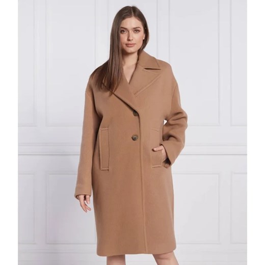 Pinko Wełniany płaszcz INNING ze sklepu Gomez Fashion Store w kategorii Płaszcze damskie - zdjęcie 184509727