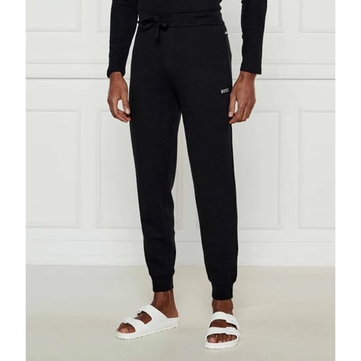 BOSS BLACK Spodnie jogger Waffle | Regular Fit ze sklepu Gomez Fashion Store w kategorii Piżamy męskie - zdjęcie 184509776