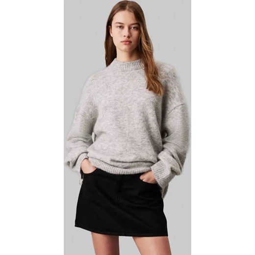 Calvin Klein Jeans Sweter | Loose fit | z dodatkiem wełny ze sklepu Gomez Fashion Store w kategorii Swetry damskie - zdjęcie 184509798