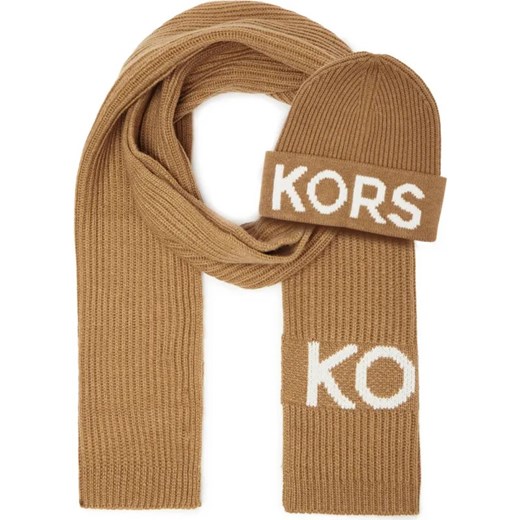 Michael Kors Szal + czapka | z dodatkiem wełny ze sklepu Gomez Fashion Store w kategorii Czapki zimowe damskie - zdjęcie 184509825