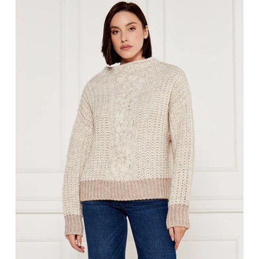 Liu Jo Sweter | Regular Fit | z dodatkiem wełny ze sklepu Gomez Fashion Store w kategorii Swetry damskie - zdjęcie 184509857
