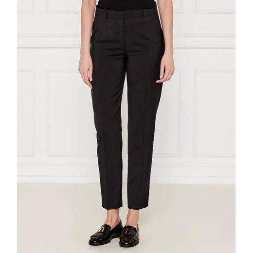 BOSS BLACK Wełniane spodnie Tilunah 10249090 01 | Regular Fit 34 Gomez Fashion Store