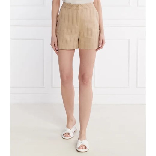 Marc Cain Szorty WEIDA | Relaxed fit | z dodatkiem lnu ze sklepu Gomez Fashion Store w kategorii Szorty - zdjęcie 184510005