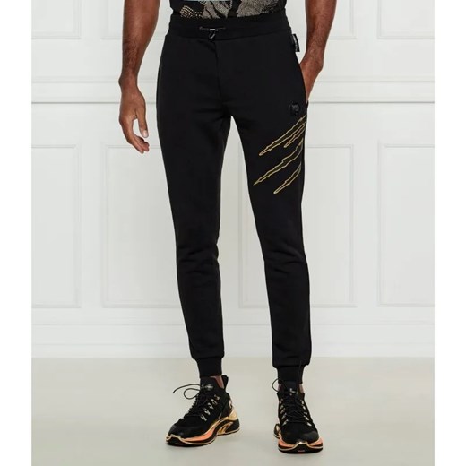 Plein Sport Spodnie dresowe Lamina Scratch | Loose fit ze sklepu Gomez Fashion Store w kategorii Spodnie męskie - zdjęcie 184510009