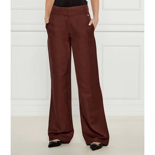 Marciano Guess Spodnie GRETA | Relaxed fit | z dodatkiem lnu ze sklepu Gomez Fashion Store w kategorii Spodnie damskie - zdjęcie 184510025