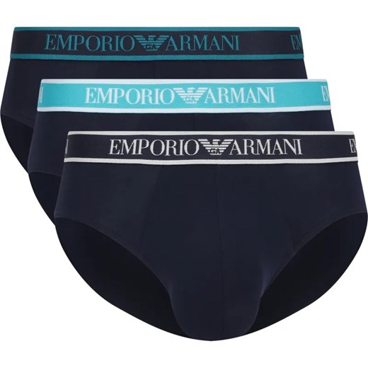 Emporio Armani Slipy 3-pack ze sklepu Gomez Fashion Store w kategorii Majtki męskie - zdjęcie 184510126