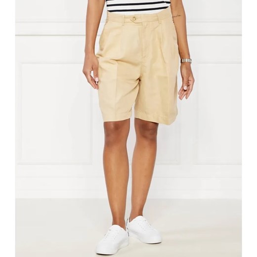 Tommy Hilfiger Szorty | Regular Fit | z dodatkiem lnu ze sklepu Gomez Fashion Store w kategorii Szorty - zdjęcie 184510149