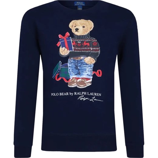 POLO RALPH LAUREN Bluza LSCNM4 KNIT | Regular Fit ze sklepu Gomez Fashion Store w kategorii Bluzy chłopięce - zdjęcie 184510225