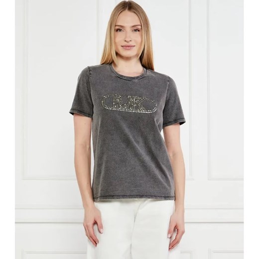 Michael Kors T-shirt EMPIRE | Regular Fit ze sklepu Gomez Fashion Store w kategorii Bluzki damskie - zdjęcie 184510358