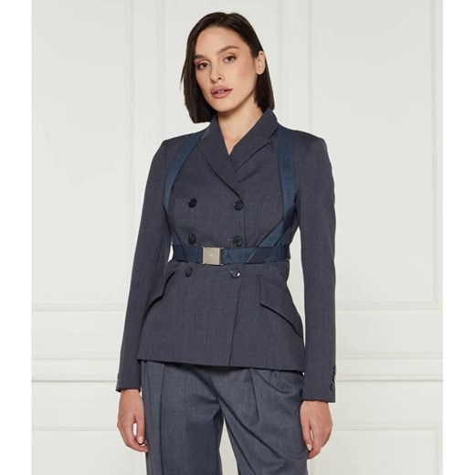 Elisabetta Franchi Żakiet | Slim Fit | z dodatkiem wełny ze sklepu Gomez Fashion Store w kategorii Marynarki damskie - zdjęcie 184510367