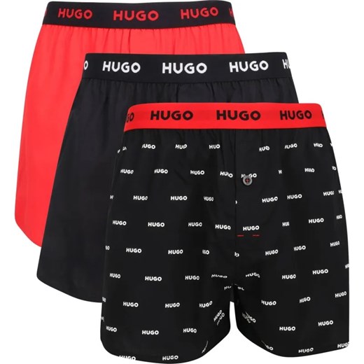 Hugo Bodywear Bokserki 3-pack WOVEN BOXER TRIPLET ze sklepu Gomez Fashion Store w kategorii Majtki męskie - zdjęcie 184510436