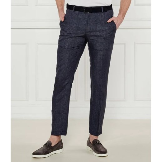Joop! Lniane spodnie Sake | Slim Fit Joop! 52 promocyjna cena Gomez Fashion Store